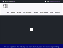 Tablet Screenshot of perintsystems.com